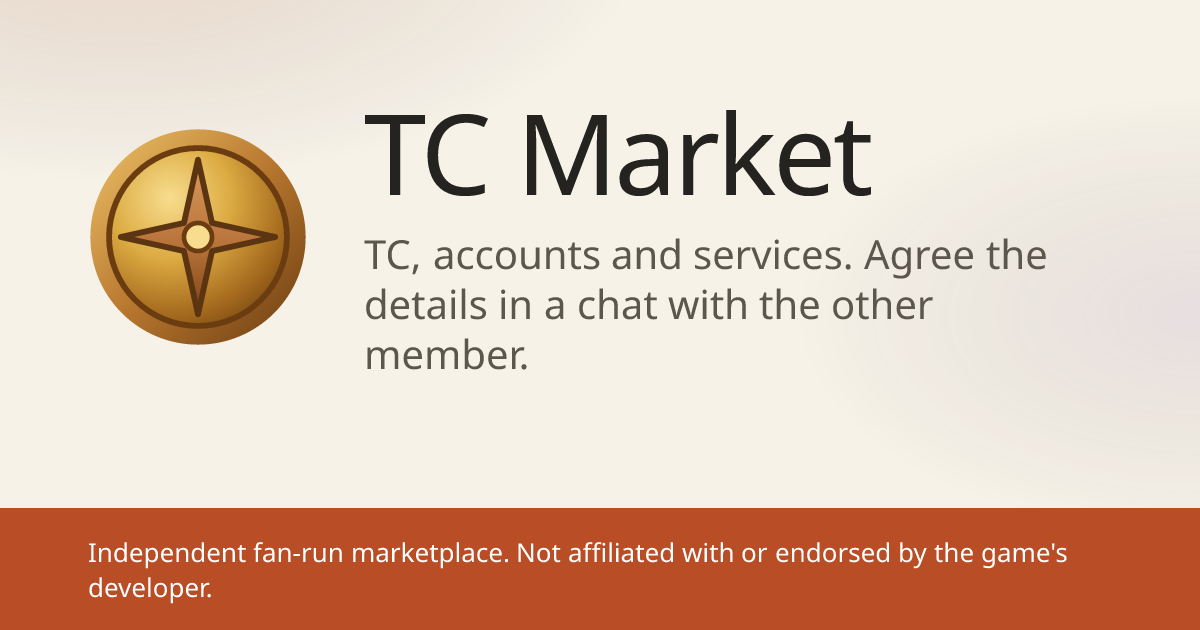 Account listings · TC Market
